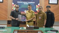 Plt Sekda Aceh Terima Silaturahmi Pengurus Forum Backstagers Indonesia