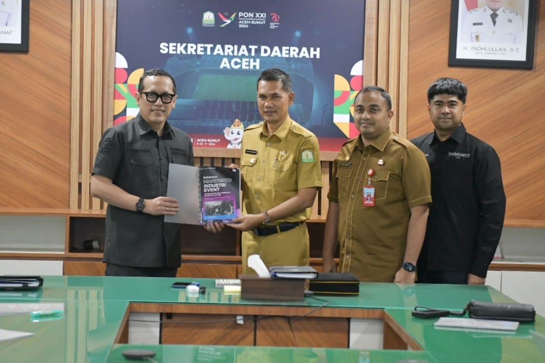 Plt Sekda Aceh Terima Silaturahmi Pengurus Forum Backstagers Indonesia
