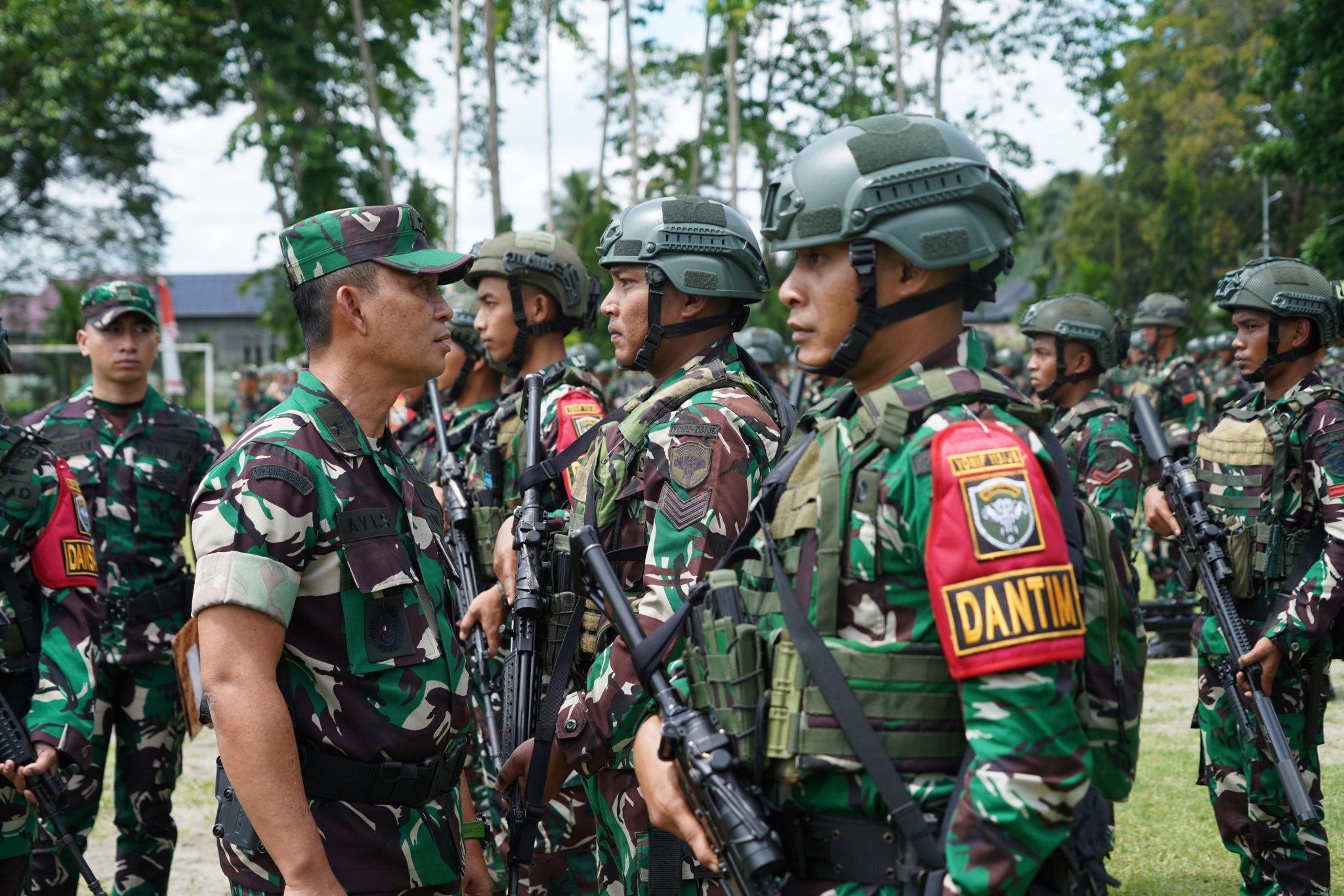 Kasdam IM pimpin pemeriksaan kesiapan Tugas Operasi Yonif 113/Jaya Sakti