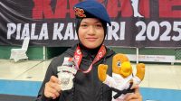 Polwan Polda Aceh Ini Raih Juara II Karate Piala Kapolri Tahun 2025