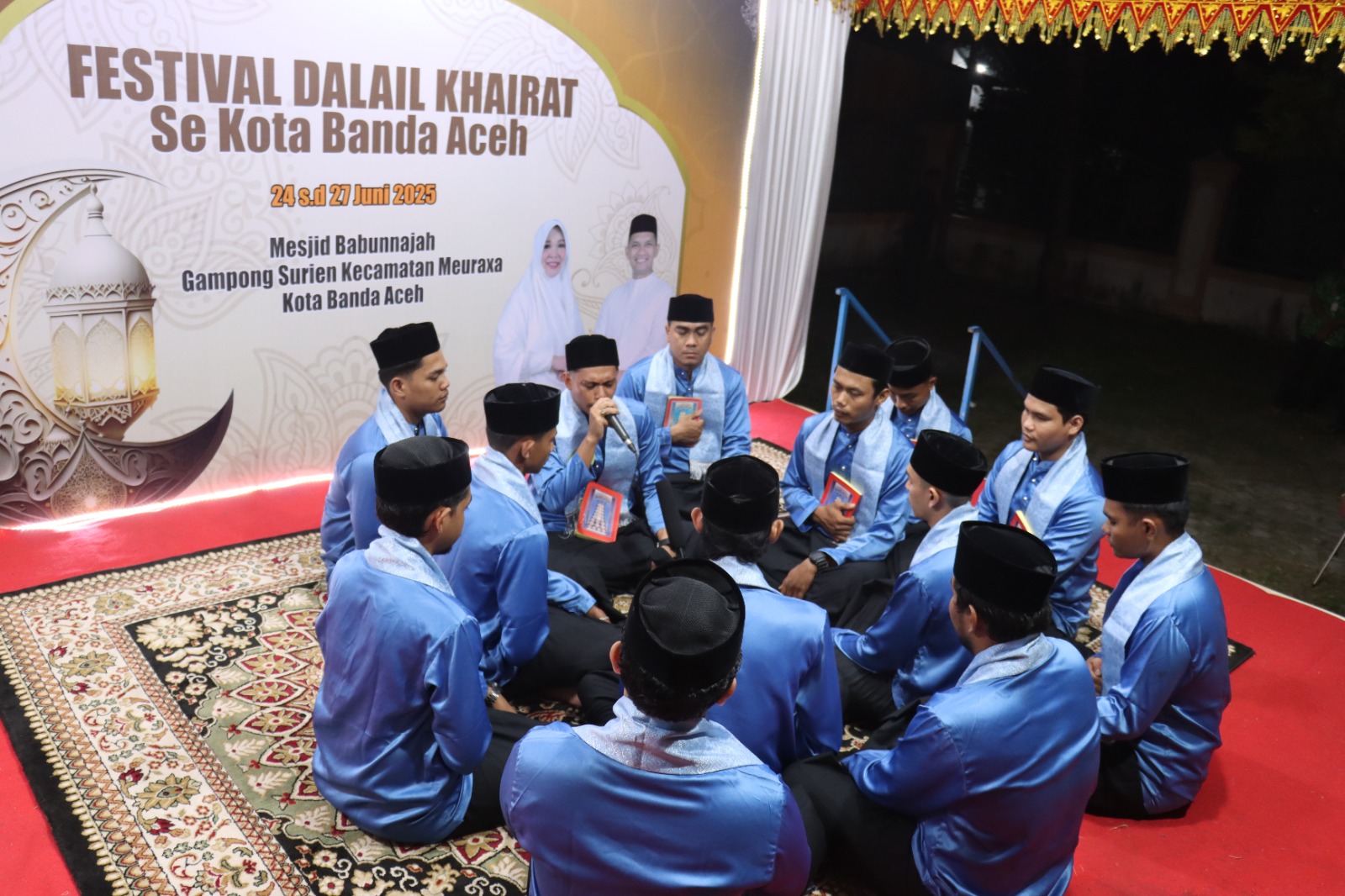 Malam Kedua FDK se- Kota Banda Aceh, Empat Grup Dalail Khairat Hipnotis Masyarakat