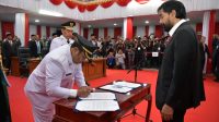 Lantik Wali Kota dan Wakil Wali Kota Sabang, Gubernur Aceh Dorong Pengembangan Kawasan Pelabuhan dan Perdagangan
