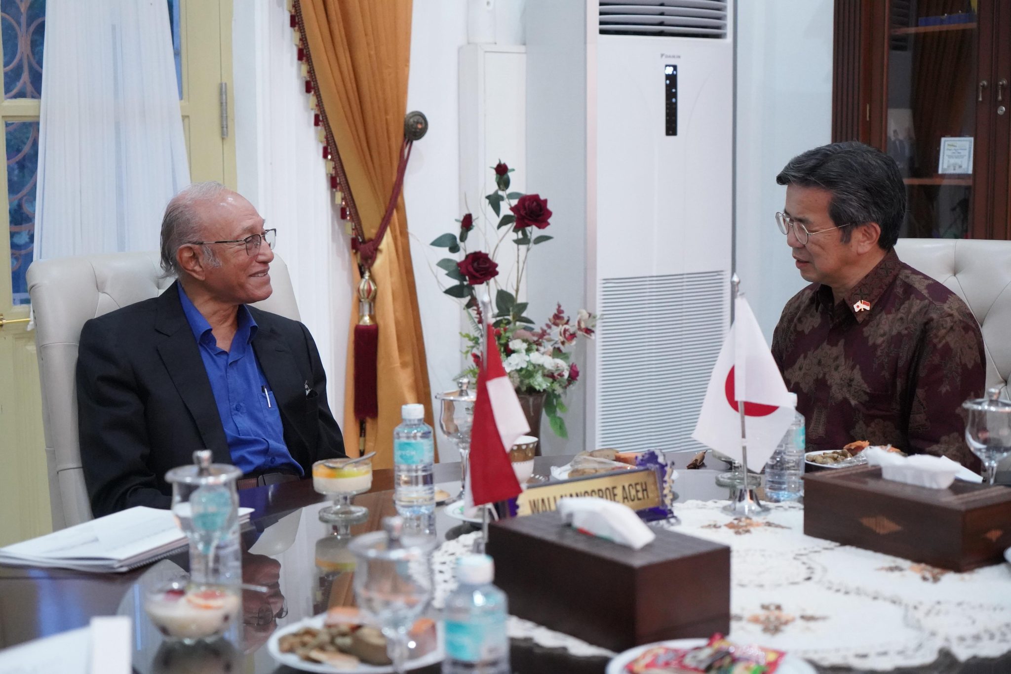 Konsul Jenderal Jepang Temui Wali Nanggroe, Bahas Penguatan Mitigasi Bencana