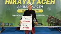 Aceh Barat Berjaya: Yunis Fahendra Juara 1 Lomba Hikayat se-Aceh RRI Fest 2025
