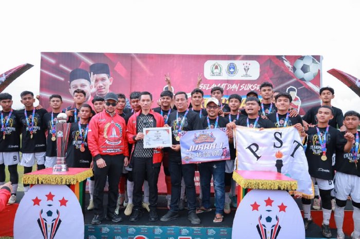 PST Suak Timah Juara Piala Bupati dan Wakil Bupati Aceh Barat U20 Tahun 2025